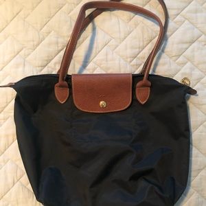 EUC Longchamp Le Pliage Small, Black